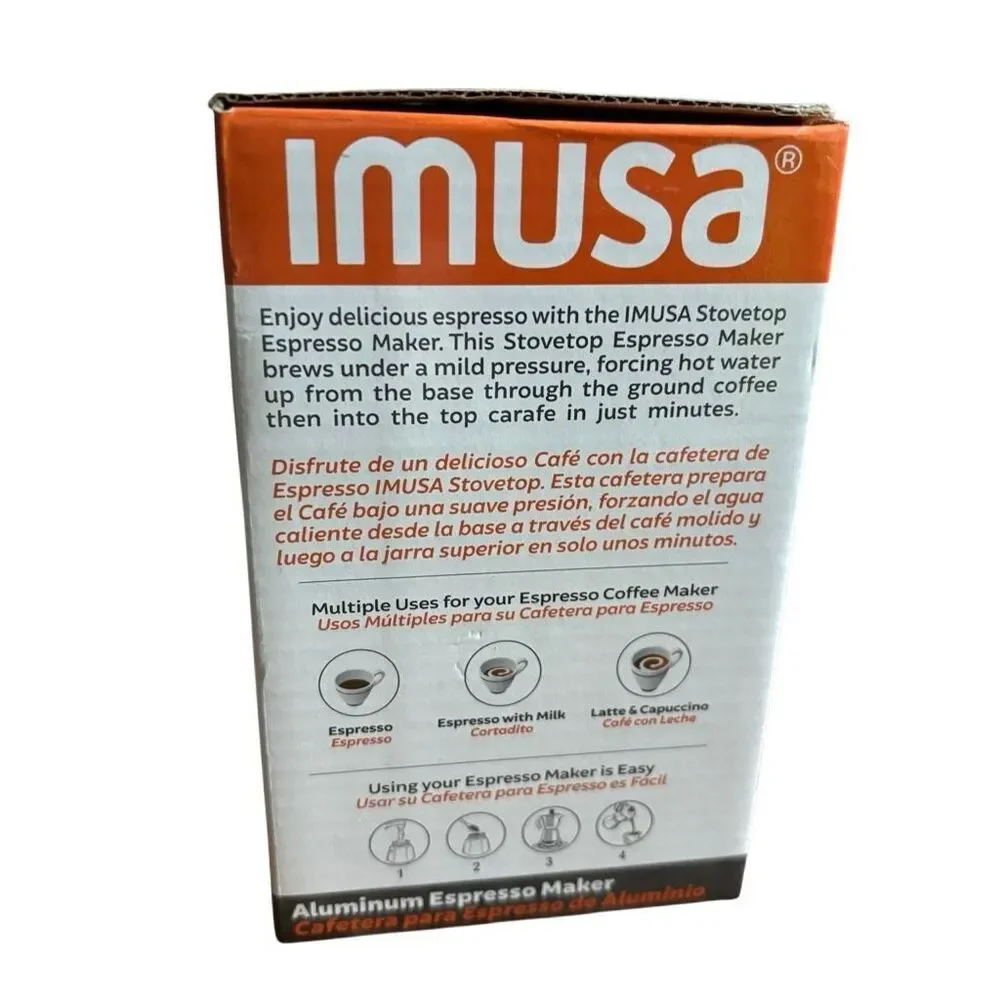 Imusa Aluminum 3 Cup Espresso Maker